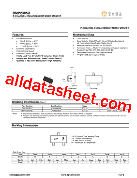 DMP2305U-7型号图片