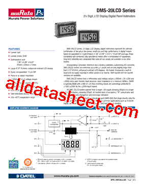 DMS-20LCD-1-5-C型号图片