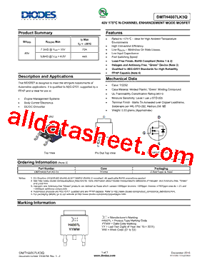 DMTH4007LK3Q-13型号图片