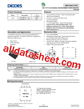 DMTH4007LPSQ-13型号图片