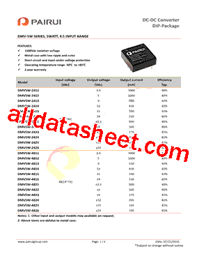 DMV5W-4816型号图片