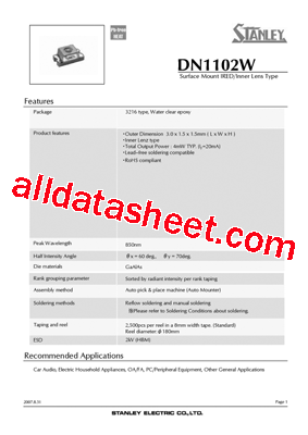 DN1102WE型号图片