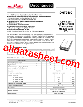 DNT2400P型号图片