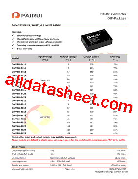 DNV3W-2413型号图片