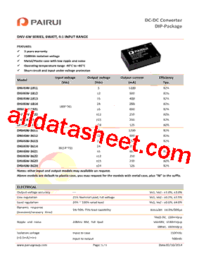 DNV6W-1813型号图片