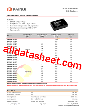 DNV6W-2411F型号图片