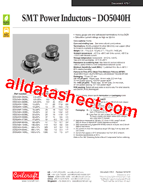 DO5040H-334KLD型号图片