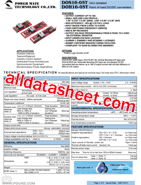 DOH16-05TA-P型号图片