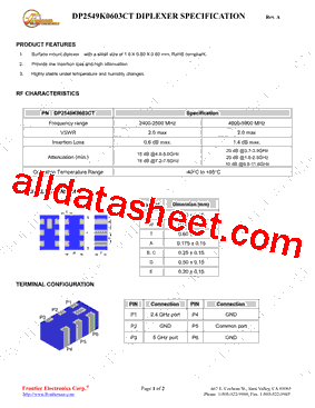 DP2549K0603CT型号图片