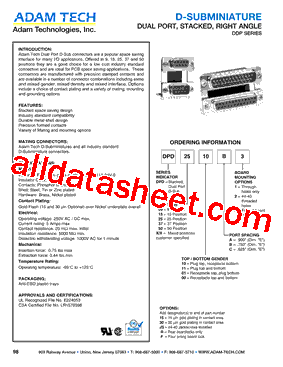 DPD2500A1型号图片