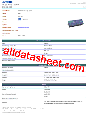 DPP480-24-3型号图片