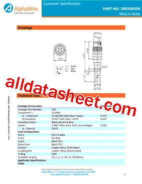 DR0300100型号图片