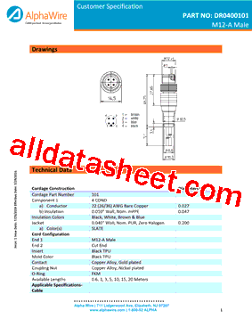 DR0400101型号图片