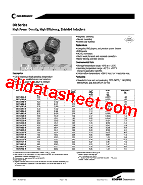 DR125-102-R型号图片