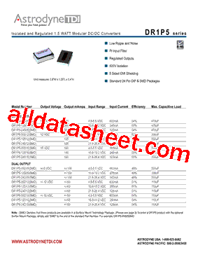 DR1P5-05S05型号图片