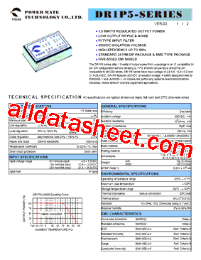 DR1P5-05S12型号图片