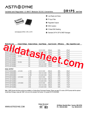 DR1P5型号图片