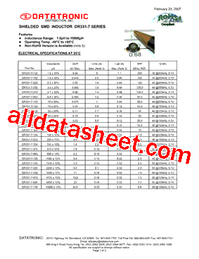 DR331-7-224型号图片