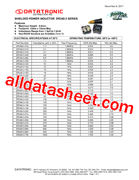 DR340-3-474型号图片