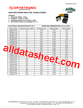 DR340-4-474型号图片