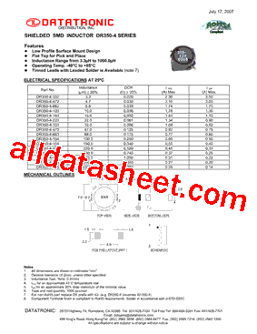 DR350-4-474型号图片