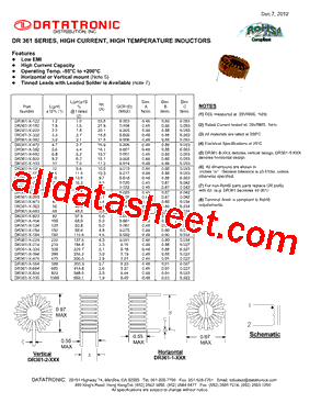 DR361-X-273型号图片