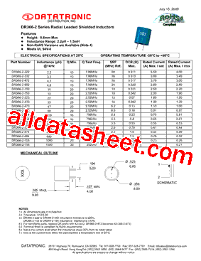 DR366-2-472型号图片