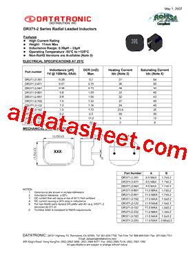 DR371-2-102型号图片