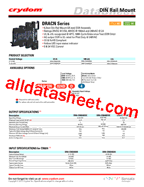 DRA-CN024D05R型号图片