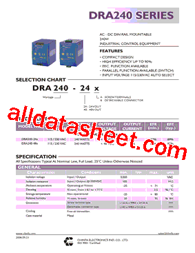 DRA240-48A型号图片