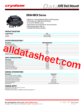 DRA4MCX型号图片