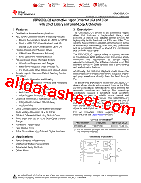 DRV2605L-Q1型号图片