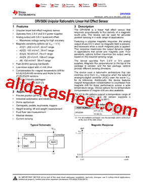 DRV5056A6QDBZR型号图片