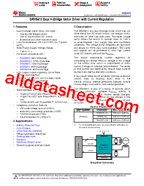 DRV8410PWPR型号图片