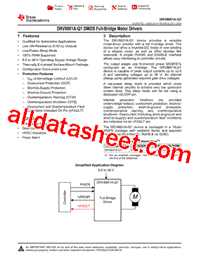 DRV8801A-Q1型号图片
