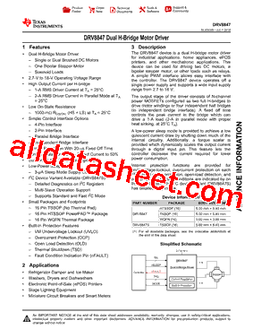 DRV8847型号图片