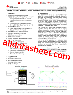 DRV8871DDAQ1型号图片