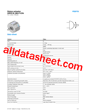 DRVS-8-180-P-EX4型号图片