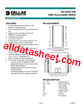 DS1230AB-100-IND型号图片