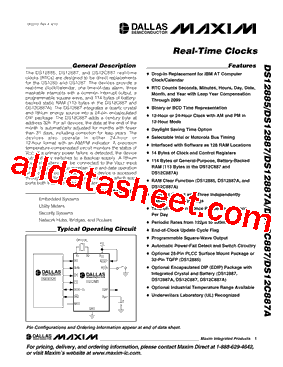 DS12C887+型号图片
