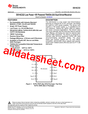 DS14C232TM/NOPB型号图片