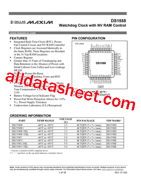 DS1558D型号图片