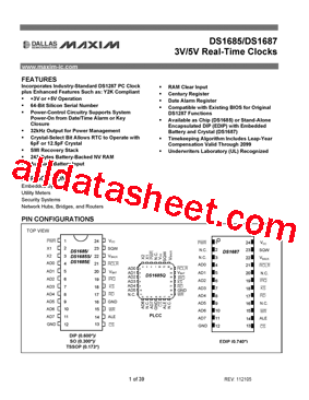 DS1685SN-5+型号图片