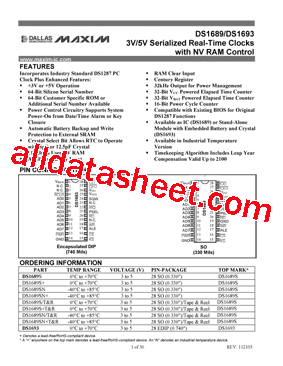 DS1689S型号图片