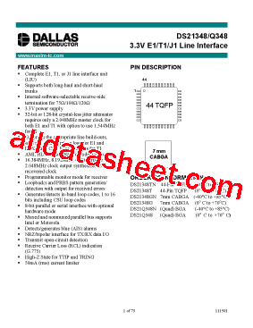 DS21348TN+型号图片