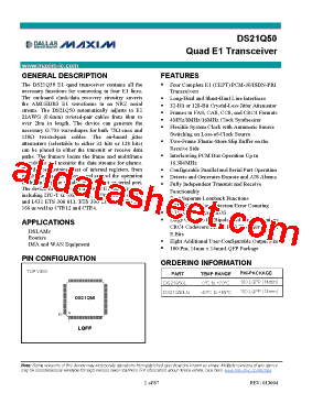 DS21Q50LN+型号图片