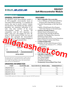 DS2252T-128-16型号图片