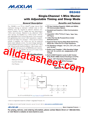 DS2483R+T型号图片