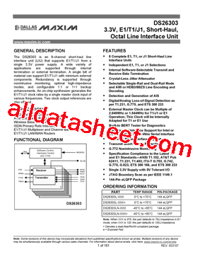 DS26303LN-XXX+型号图片