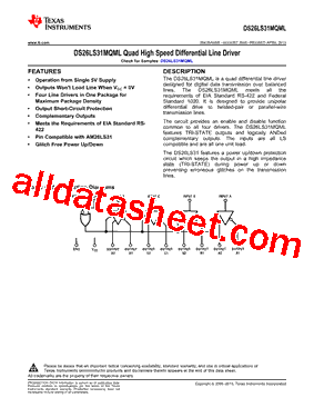 DS26LS31MQML-SP型号图片